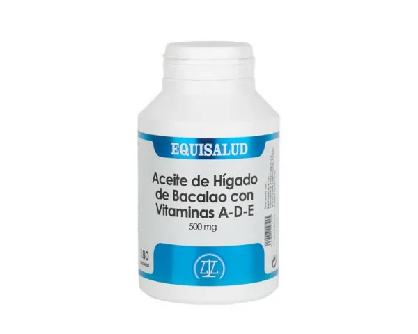 Imagen del producto ACEITE HIGADO DE BACALAO VITAMINAS A-D-E 500 mg