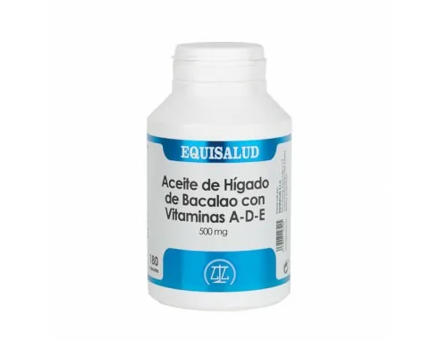 Imagen del producto ACEITE HIGADO DE BACALAO VITAMINAS A-D-E 500 mg