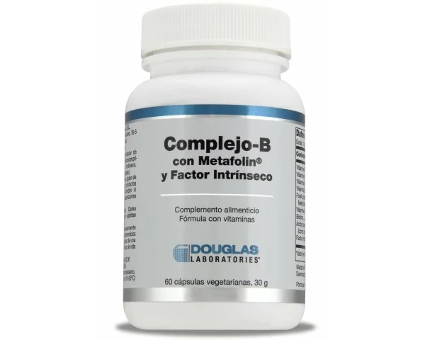 Imagen del producto COMPLEJO B CON METAFOLIN+FACTOR INTRINSECO 60 Vcap