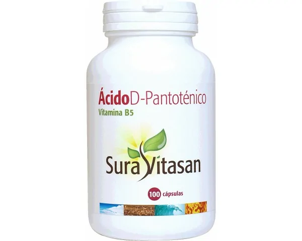 Imagen del producto ACIDO PANTOTENICO 500 mg 100 Caps