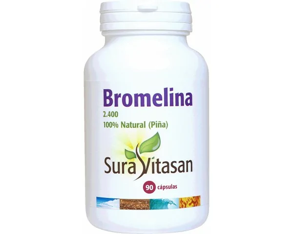 Imagen del producto BROMELINA NATURAL 500 mg 90 Cap