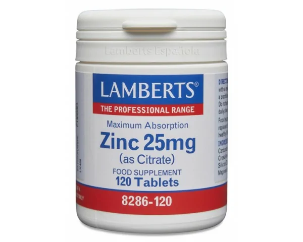 Imagen del producto ZINC 25 MG 120 Tabs