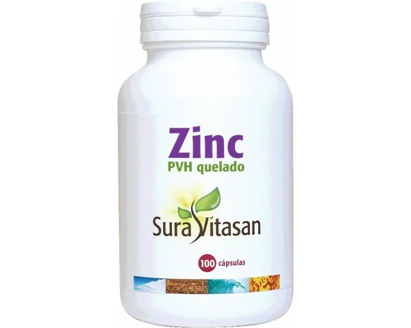 Imagen del producto ZINC PVH QUELADO 25 mg 100 Caps